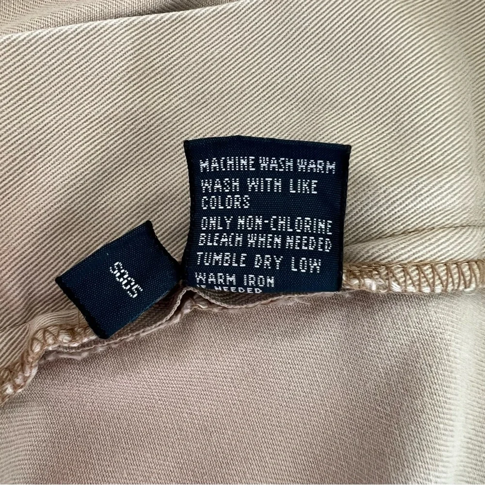 Polo By Ralph Lauren Cargo Shorts Men’s 36 Beige 10” Inseam Vintage Baggy Cotton